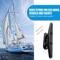 thumbnail image 4 of Taco Amarre Nailon para Barco Al Aire Libre Cubierta Muelle Base Marina Bolardo (128mm), 4 of 8