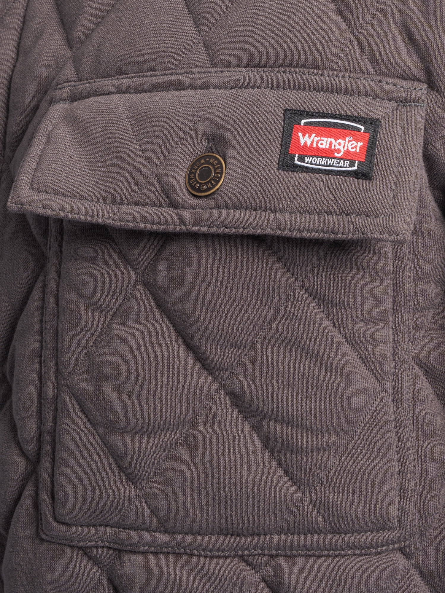 Wrangler Workwear Men's Durable Shirt Jacket Diamond Series, Size S-3XL