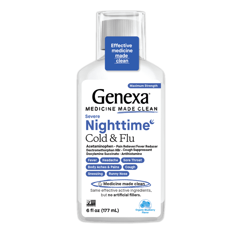 Genexa Daytime Cough & Chest Congestion plus Nighttime Cold & Flu