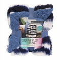 thumbnail image 3 of Life Comfort Kids' Ultimate Sherpa Fleece Throw Blanket, Blue 40" x 50", 3 of 4