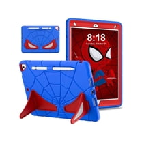 Kids Case for iPad 10.2 Inch 2021 2020 2019, 9th/8th/7th Generation, Heavy Duty Shockproof Rugged Protective Cover with pencil holder, Kickstand