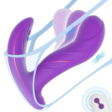 Xbonp Wearable Vibrator Thrusting Sex Toys, Clitoral G-Spot Stimulator with 10 Vibrating & 3 wiggles