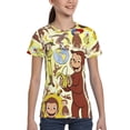 thumbnail image 5 of Boys Girls Teens T Shirt Graphic Print Casual Short Sleeve Funny Top Tees Shirt for Youth Kids, 5 of 8
