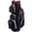 Black/Red, variant on MacGregor VIP Deluxe 14-Way Cart Bag: 9.5" Top, Blue/White, 8 lbs