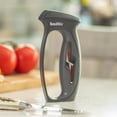 thumbnail image 2 of Smith’s 50000 V-Slot Knife & Scissor Sharpener – Straight Blade Sharpening - Large Scissors & Shear Sharpening Slots – Kitchen Tool - Soft Grip Handle – Comfortable Grip, 2 of 7