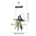 thumbnail image 3 of Moocorvic Halloween Hanging Ghost Decoration Pendant Glowing Ghost Called Witch Hanging Ghost Horror Skull Ghost Tricky Scary Props, 3 of 5