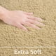 thumbnail image 2 of Alfombra de baño LOCHAS, suave, gruesa y absorbente, de microfibra, color beige, 2 of 6