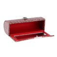 thumbnail image 3 of Cosmetic Lipstick Case Holder with Mirror - Small Organizer Bag for Purse - PU Leather - Brown, as described, 3 of 7