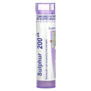 Boiron Sulphur 200Ck, Homeopathic Medicine for Skin Rash Worsened By Heat And Water, 80 Pellets
