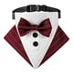 thumbnail image 1 of Esmoquin formal para perro, collar de bandana para boda, collar de perro con pajarita, pajarita ajustable para perro para mascotas pequeñas, medianas y grandes, 1 of 6