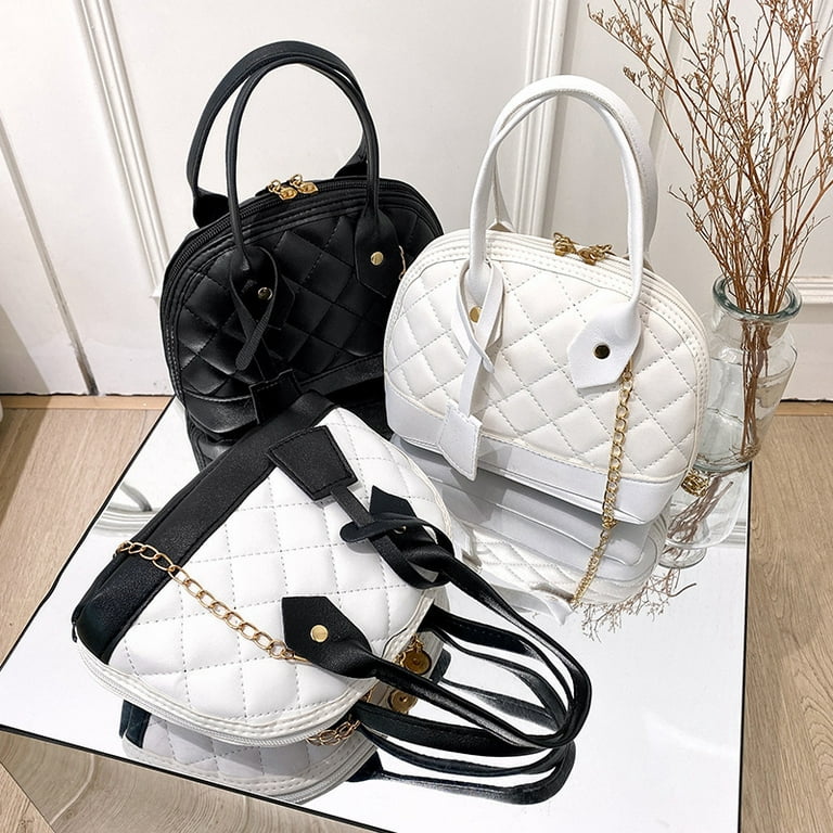 OLOEY Women's Fashion Crossbody Bags Lightweight Adjustable Chain Strap  Quilted Designer Handbags Shoulder Bag 