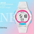 thumbnail image 2 of Reloj electrónico deportivo para niños, niñas, escuela primaria, reloj electrónico luminoso, resistente al agua, multicolor, regalo de vacaciones, 2 of 5