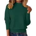 thumbnail image 2 of Only Moment Green Womens Long Sleeve Shirts Lightweight Sweaters Fall Outfits 2026 Color Block Winter Clothing Dressy Casual Soft M, 2 of 6