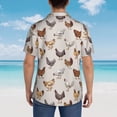 thumbnail image 6 of Fotbe Various Chicken Hawaiian Shirt for Men Unisex Summer Beach Casual Short Sleeve Cotton Linen Button Down Shirts-XX-Large, 6 of 9