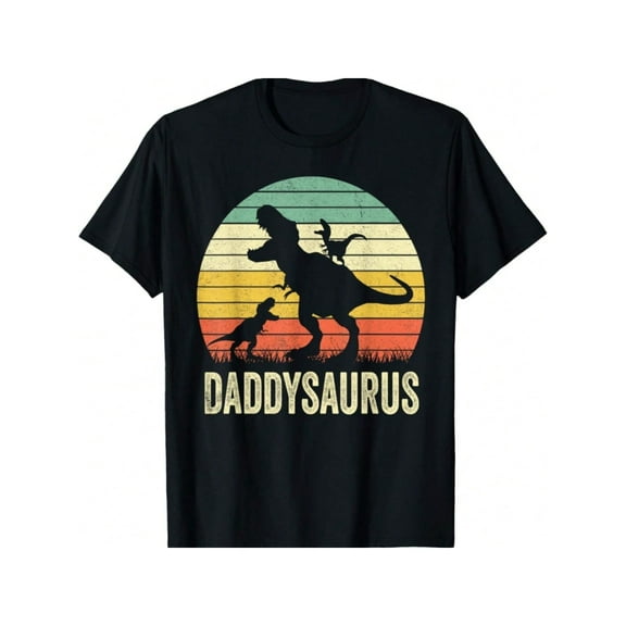 Daddy Dinosaur Daddysaurus 2 Father'S Day Gift For Dad T-Shirt