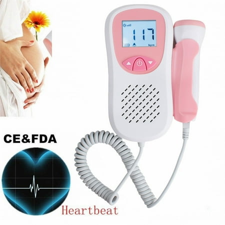 Heartbeat Monitor Portable-FetalDopler-Easy to Use for Home