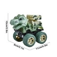 thumbnail image 3 of WIZUTIZ Boys Toys Age 4-6 Car Toys for Boys Educational Children's Toy Car Dinosaur Engineering Vehicle Car Toys for Boys 3-6 Years Christmas Gifts for Boys Plastic Creative, 3 of 7
