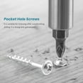 thumbnail image 3 of 100Pcs Woodworking Pocket Hole Screws PH2 Cross Driver Head Self-Tapping Screw for Pocket Hole Jig, 3 of 5
