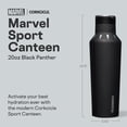 thumbnail image 2 of Cantimplora deportiva Thermos Corkcicle, 20 onzas, Black Panther, 2 of 9