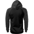 thumbnail image 3 of Ma Croix Men's Heavyweight Premium Pullover Hoodie Two Tone Raglan, 3 of 4