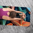 thumbnail image 5 of Starfish Yoga Towel with Storage Bag, 72.8"x26.8", Suitable for Yoga, Pilates, Fitness, etc., 5 of 6