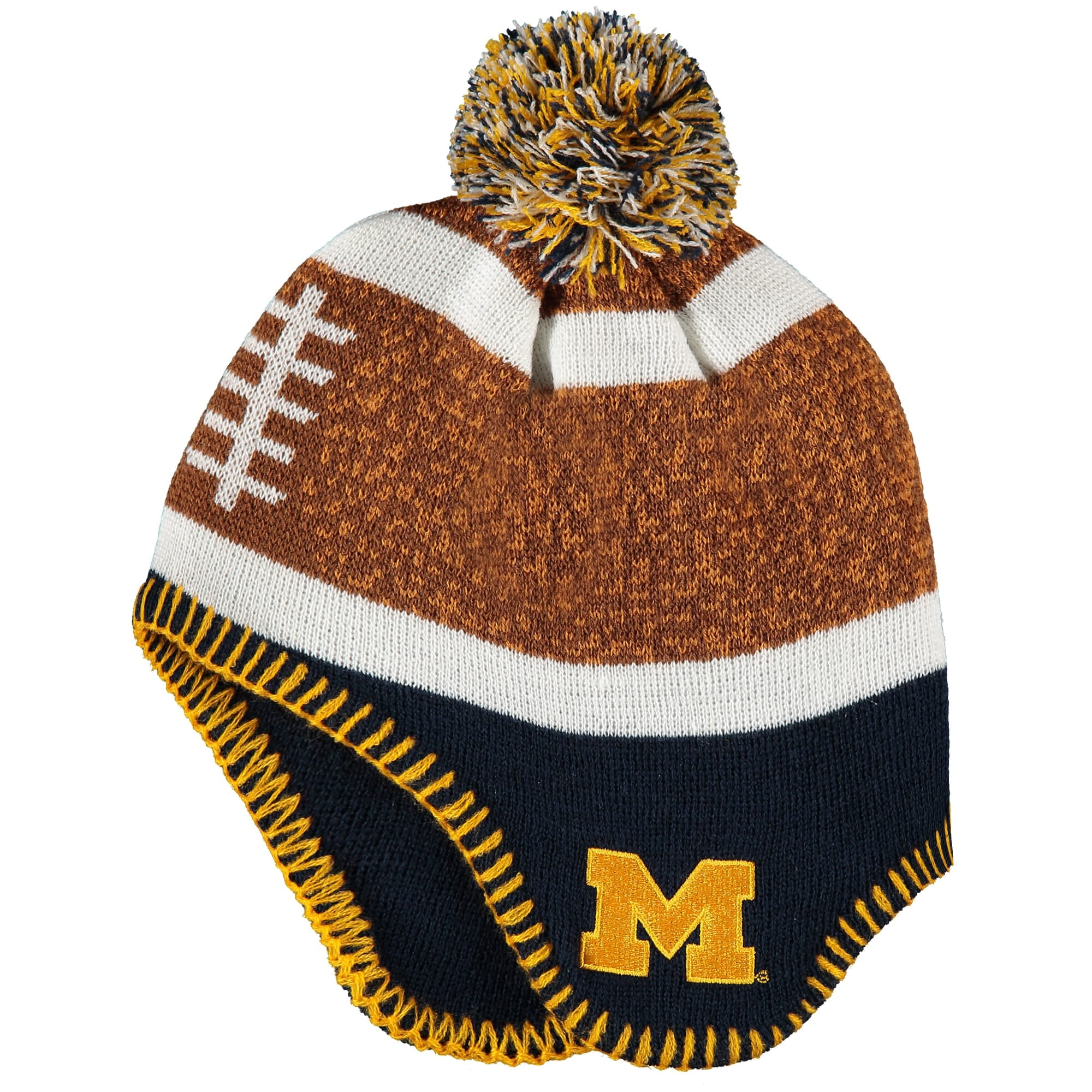 Michigan Wolverines Youth Football Head 