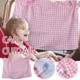 thumbnail image 1 of Lattice Car Curtain With Sucker Detachable Sunshade, 1 of 8