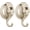 Oyster White, variant on Heavy Duty Vacuum Suction Cup Hooks, Lake Blue Plated Polished Super Suction for Kitchen Bathroom, 1 Pack