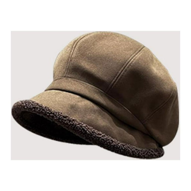 Mens Winter Flapper Hat Winter Hats For Men Women Lined Soft Warm Knit Hat Ski Stocking Cap Wind Proof Hat