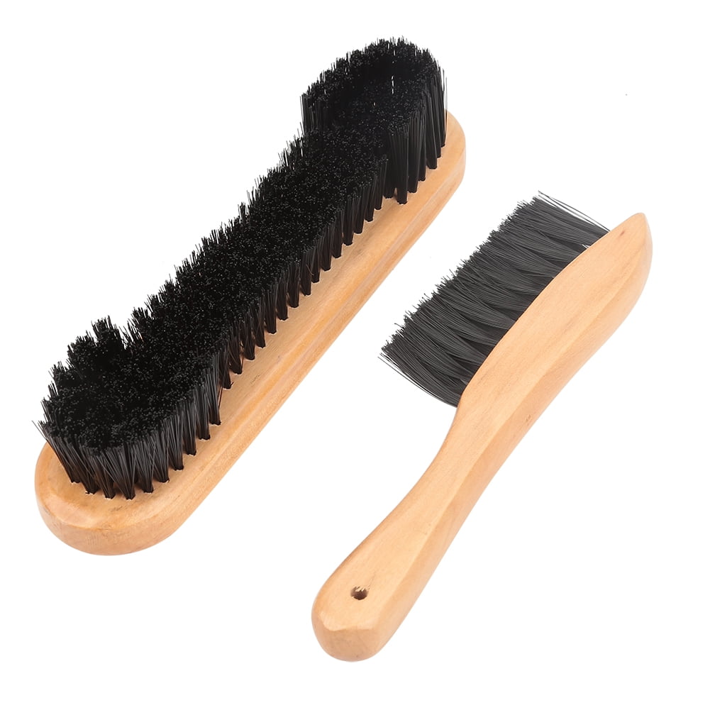 WALFRONT 2pcs Billiards Pool Table Rail Brush Set Cleaning Tools
