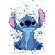 thumbnail image 3 of Póster de arte de acuarela con estampados de dibujos animados de Disney, Stitch, decoración de pared para habitación de niños, pintura en lienzo con arte de graffiti de Lilo y Stitch, 3 of 5