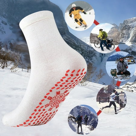 

Xewsqmlo Winter Heated Socks Anti-Fatigue Multifunctional Thermal Socks for Hiking Skiing