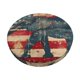 thumbnail image 1 of Disketp Vintage American Flag Elephant Funda Redonda para Taburete, Funda de Cojín para Silla de Bar Suave y Elástica-12 inch, 1 of 7