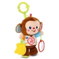 thumbnail image 4 of VTech Cuddle and Swing Monkey with Teether, Travel Toy for Baby, 4 of 11