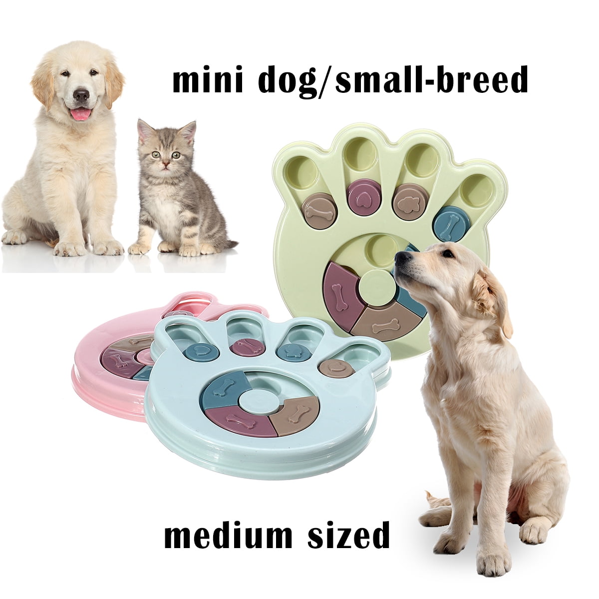 Smart Dog Educational Toy, Puppy Snack Dispenser Interactive Dog Toy