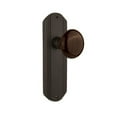 thumbnail image 2 of Nostalgic Warehouse Decbrn_Prv_234_Nk Vintage Brown Porcelain Privacy Door Knob Set -, 2 of 7