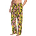 thumbnail image 6 of Naloa Tulips Flowers Pajama Pants Men, PJ Bottoms, Sleep & Lounge Pants-Medium, 6 of 6
