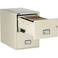 thumbnail image 2 of Phoenix Safe Vertical 31 inch 2-Drawer Legal Fireproof File Cabinet with Key Lock, Water Seal, Putty, LGL2W31P, 2 of 5