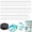 Round, variant on 20 or 50 PCS Acrylic Fridge Magnet Kit, Clear DIY Magnetic Picture Frames with Adhesive Backing, Rectangle Photo Magnets for Refrigerator, Crafts, Office, Classroom