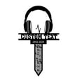 thumbnail image 5 of Custom Personalized Metal Grave Markers, Music Lover Remembrance Plaques, Outdoor Sympathy Stakes, Bereavement Outdoor Plaque, 5 of 6
