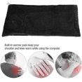 thumbnail image 5 of Electric Heated Shawl Heated Blanket Breathable Cushion USB Heated Shawl Unisex for Pain Relief Shoulder Knees Stomach Black, 5 of 5