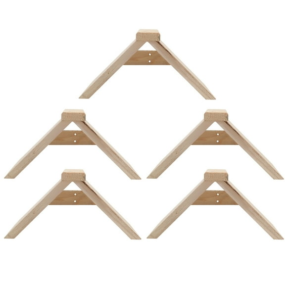 WEAVILUX 5-Pack Rectangular Bird Perch Stands for Parrots and Small Birds, Home Cage Accessories