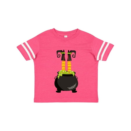 

Inktastic Halloween Witch Cauldron Witch Legs Potion Gift Toddler Boy or Toddler Girl T-Shirt