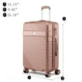 thumbnail image 4 of MKF Collection Mykonos Large Luggage Hardside, Luxurious Travel Suitcase by Mia K - Navy, 4 of 11