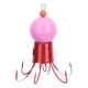 thumbnail image 1 of Anzuelo de pulpo para pesca, anzuelos de calamar de 6 garras, aparejos de pesca de agua salada, color rosa, 1 of 8