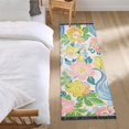 thumbnail image 3 of Yayeee Runner Rug for Bedroom 2'x6' Machine Washable Hallway Non Slip Mat, Blue Floral Wave, 3 of 8