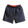 thumbnail image 2 of Sentmoon Mens Workout Shorts High Waist Straight 2025 Summer Athletic Shorts Solid Color Quick Dry Basketball Shorts Side Pockets Trendy for Running Workout Navy M, 2 of 5