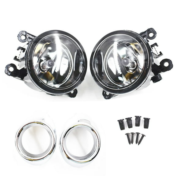 LABLT Fog Lights Assembly Fog Lamp Clear Lens Bumper Lamp Bulbs w/Harness Bracket Kit Fit for 2012 2013 2014 Ford Focus S SE SEL Titanium