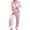 Pink, variant on Up To 50% Off Women Pajama Sets Casual Sleepwear Satin Women Pajama Sets Beige,S