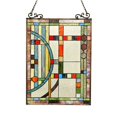 thumbnail image 2 of RADIANCE Goods Tiffany-Glass Window Panel 17.5x25, 2 of 2